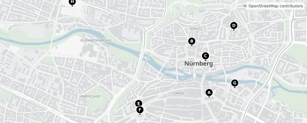 Map of Neurenberg