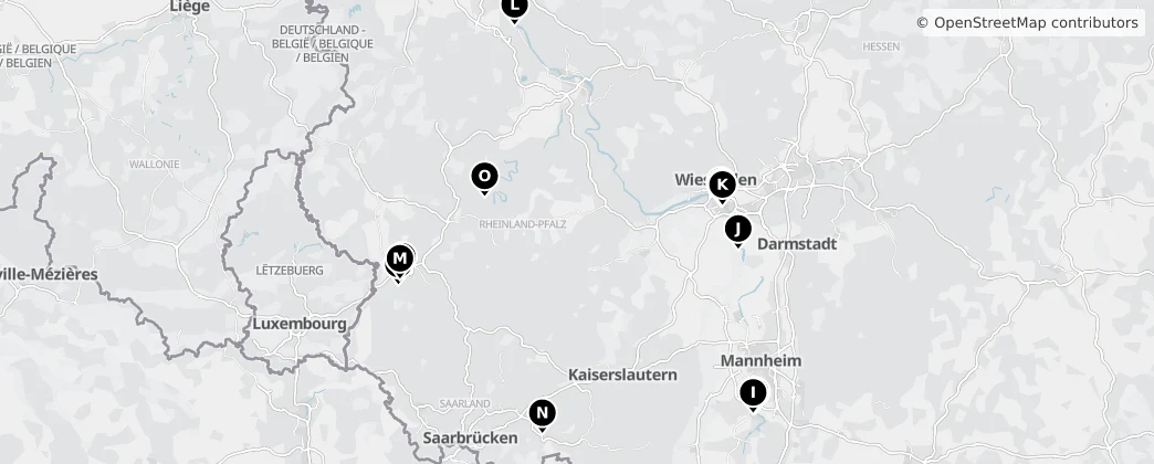 Map of Rijnland-Palts