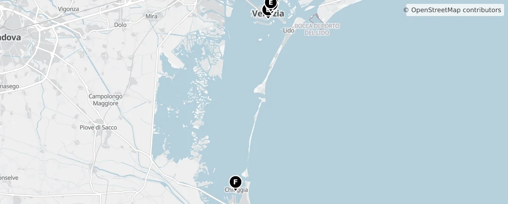 Map of Venetië