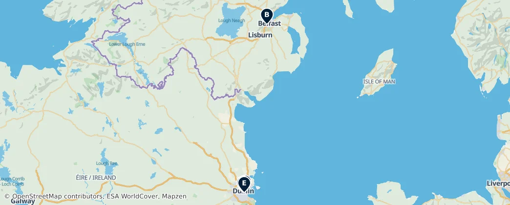Map of Ireland