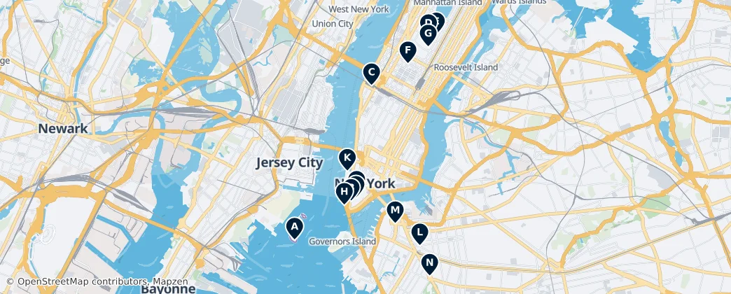 Map of New York