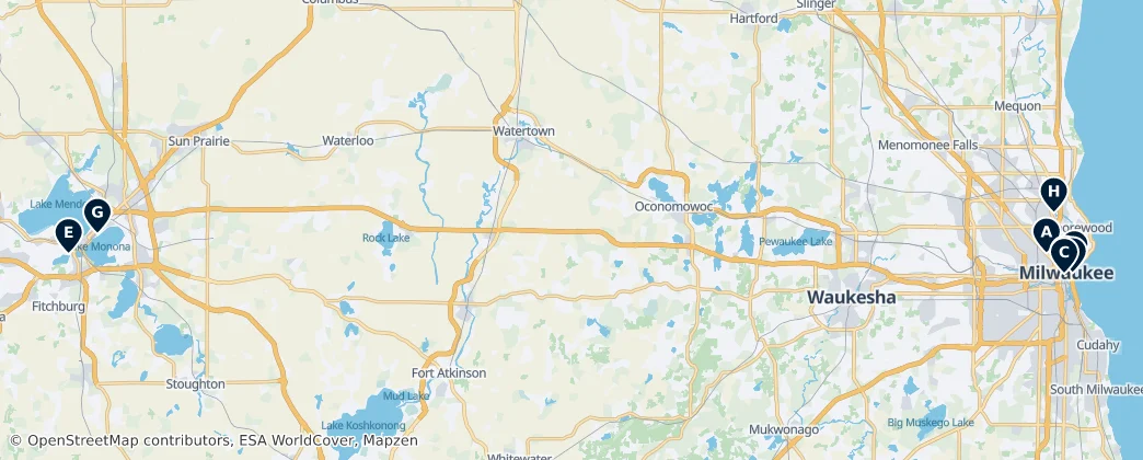 Map of Wisconsin