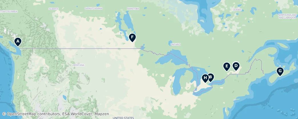 Map of Canada