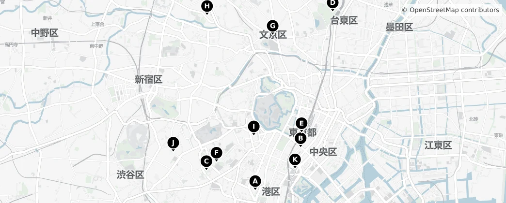 Map of Chiyoda