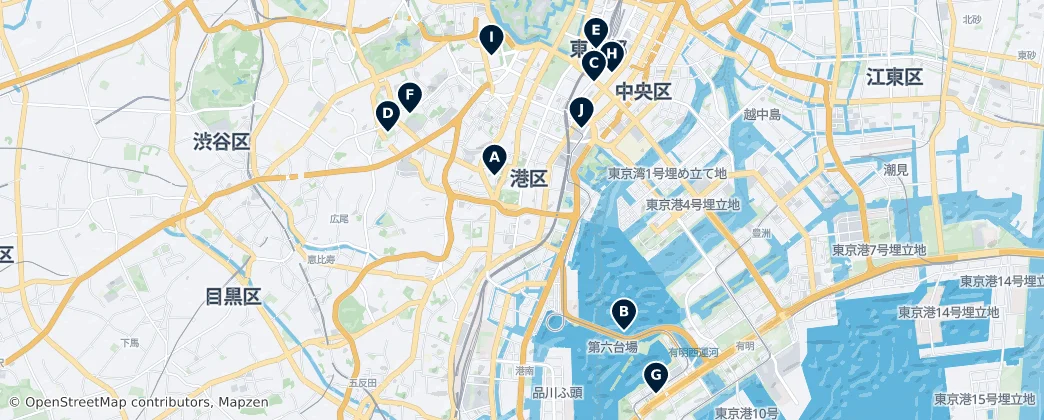 Map of Chuo