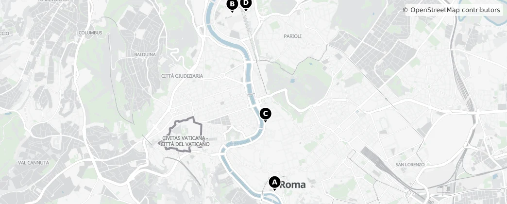 Map of Rome