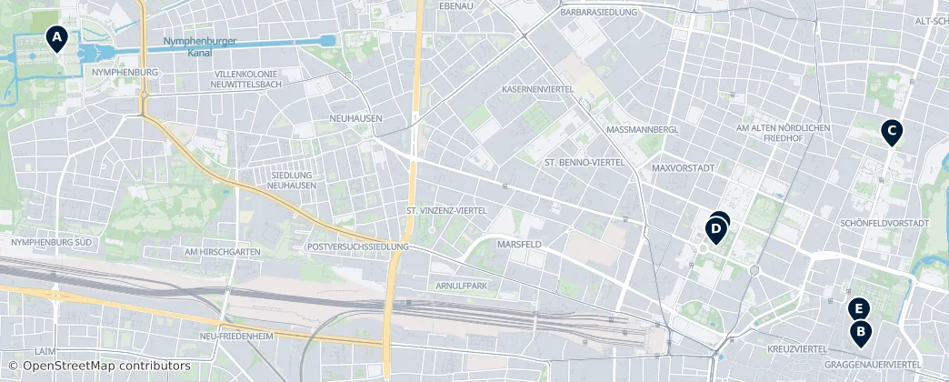 Map of München