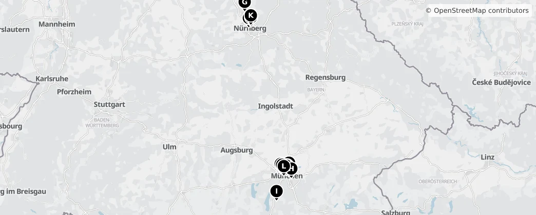 Map of Beieren