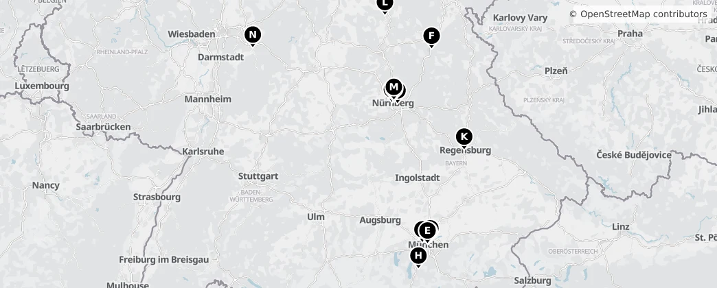Map of Beieren