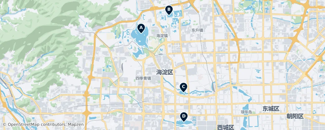 Map of Haidian