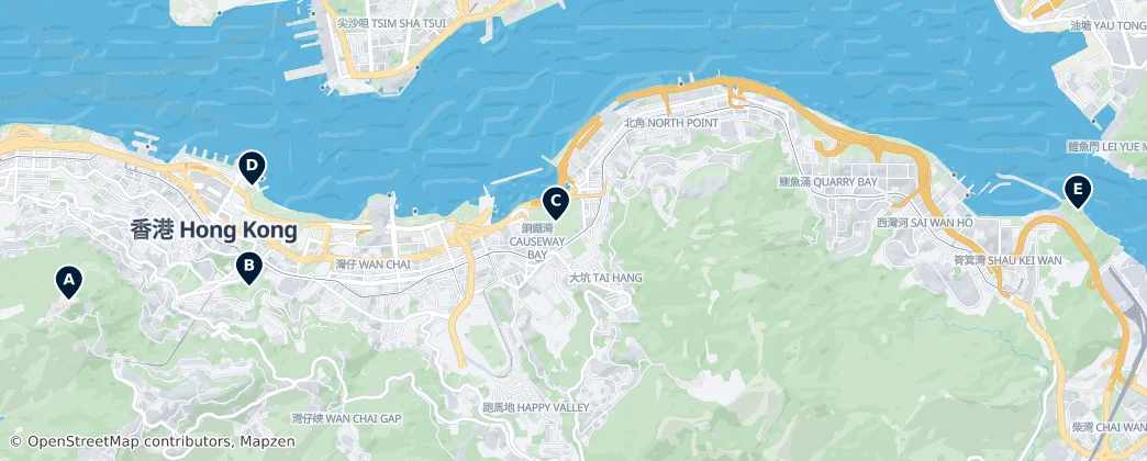 Map of Hongkong