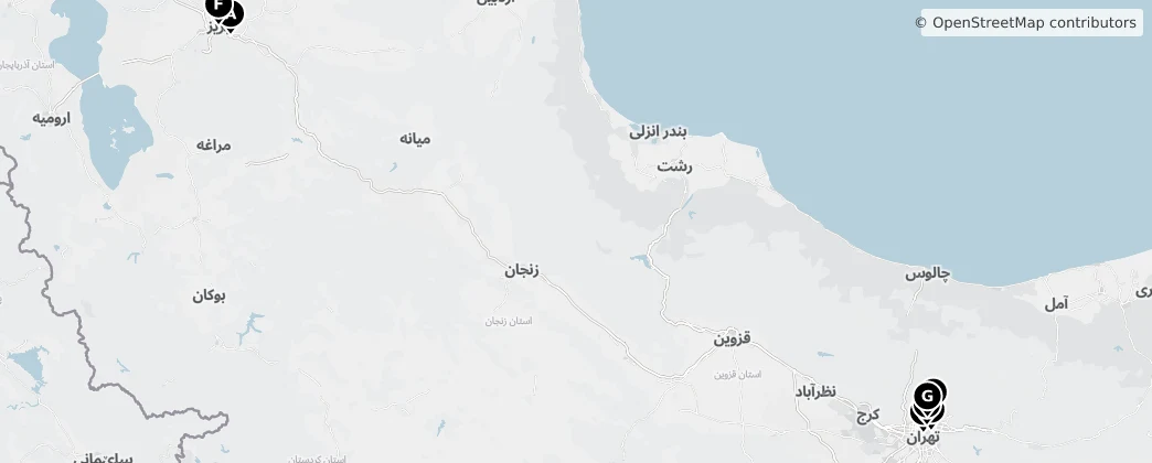 Map of Iran