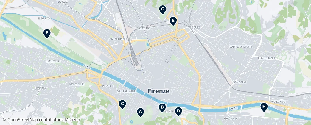 Map of Florence