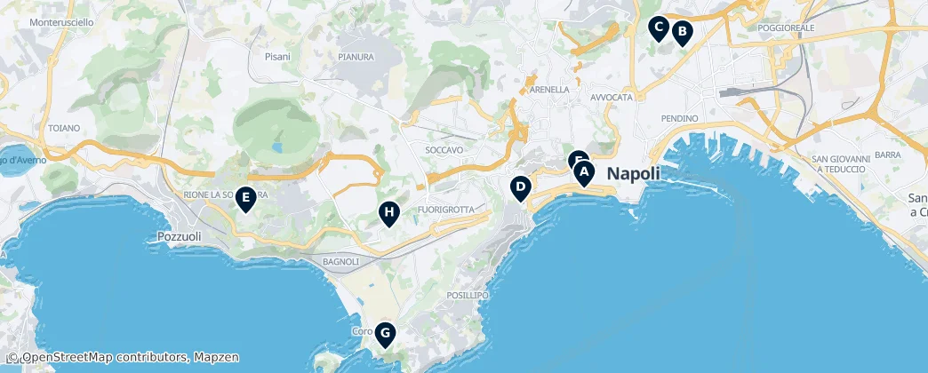 Map of Napels