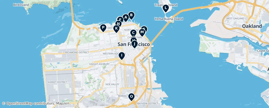 Map of San Francisco