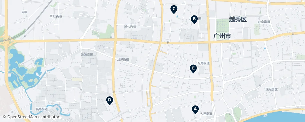 Map of Baiyun