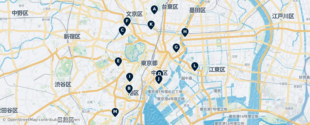 Map of Chuo