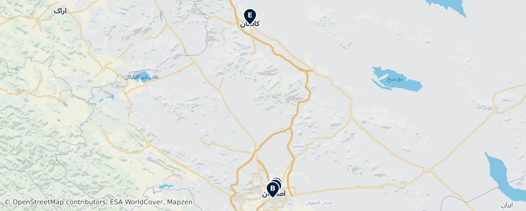 Map of Isfahan