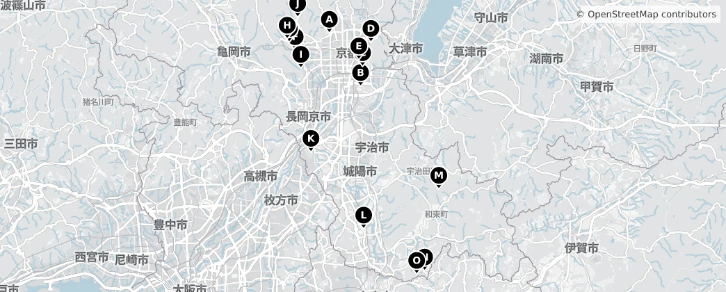 Map of Kyoto
