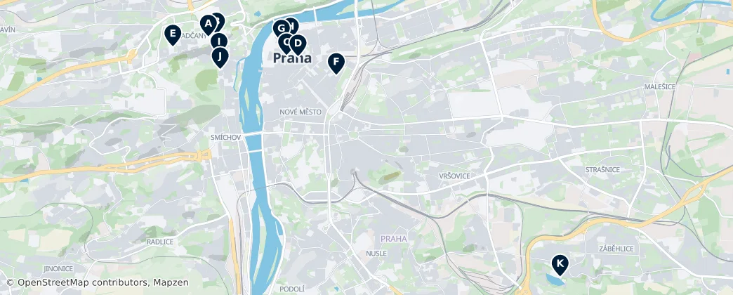 Map of Praag