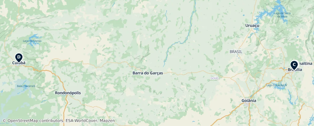 Map of Regio Centraal-West