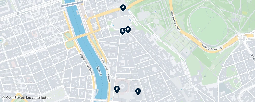 Map of Campo Marzio