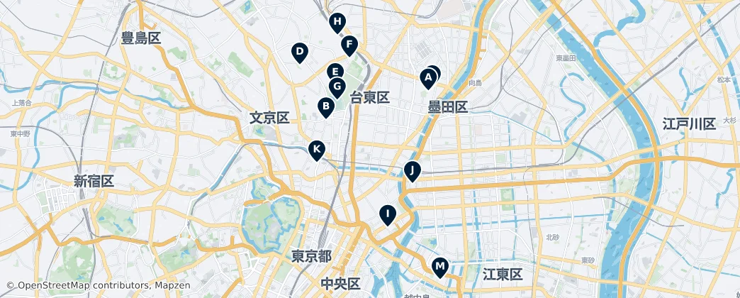 Map of Sumida