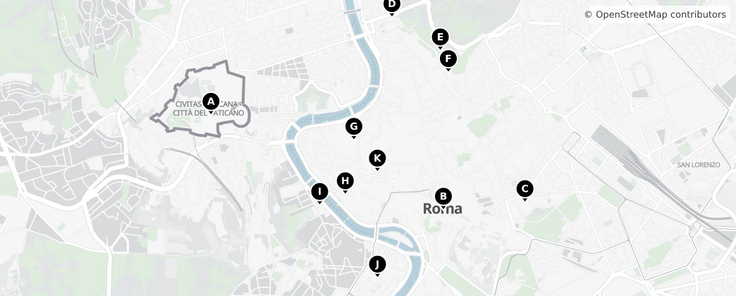 Map of Rome