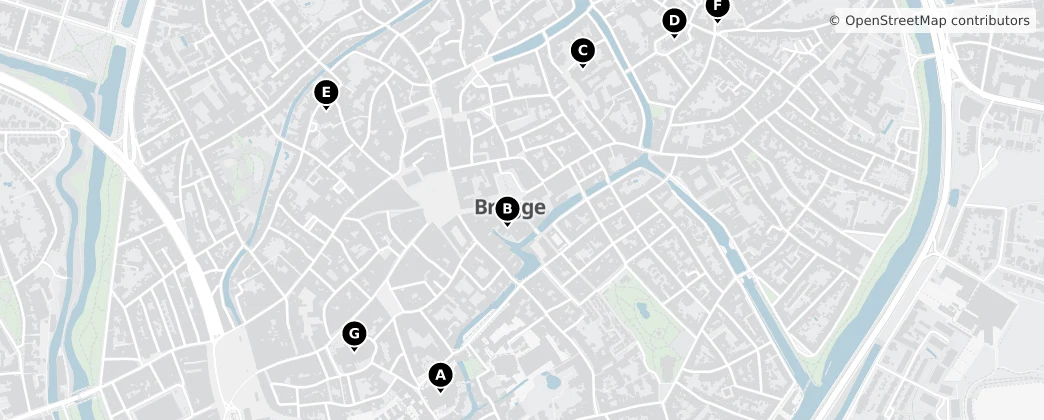 Map of Brugge