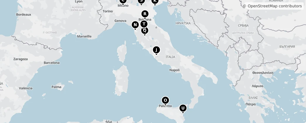 Map of Italië