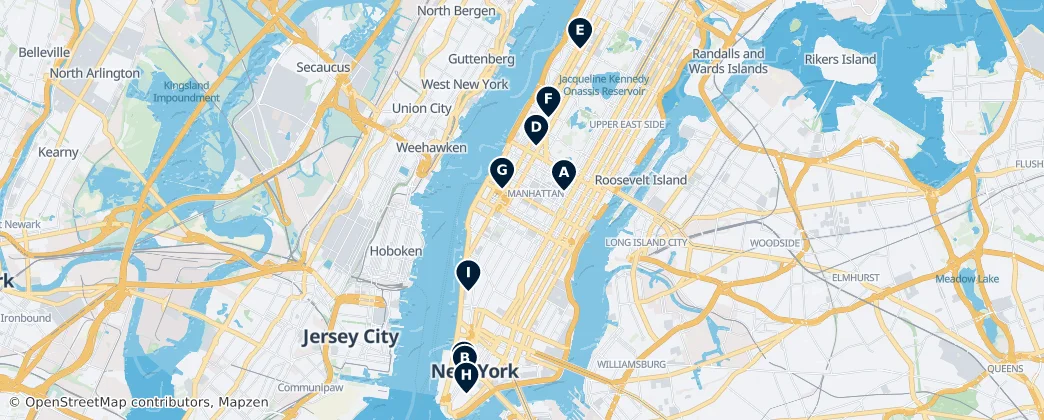 Map of New York