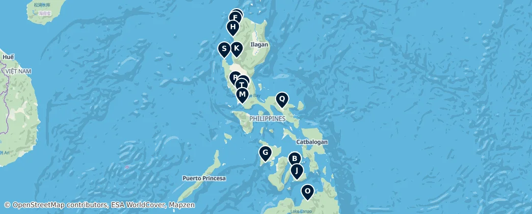 Map of Philippines maritime boundary