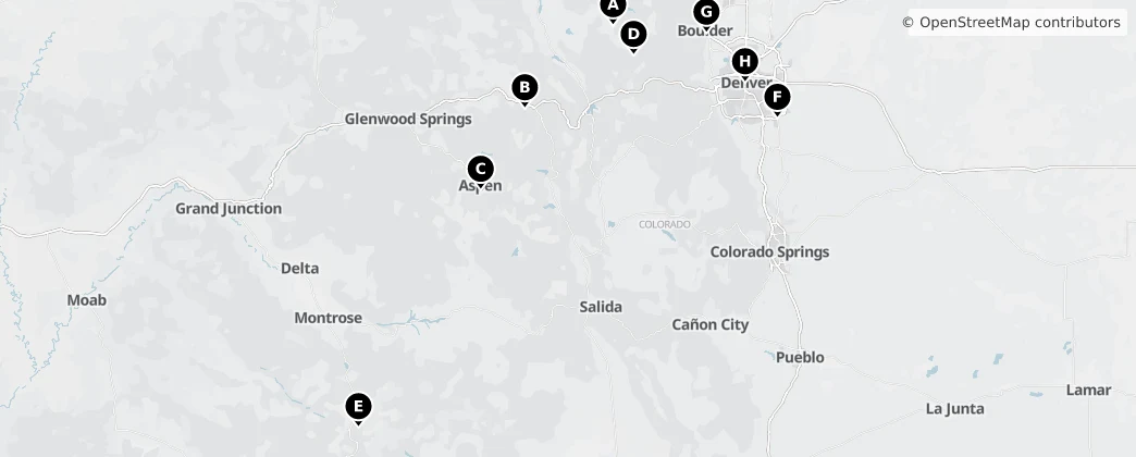 Map of Colorado