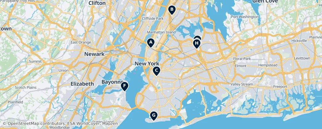 Map of New York