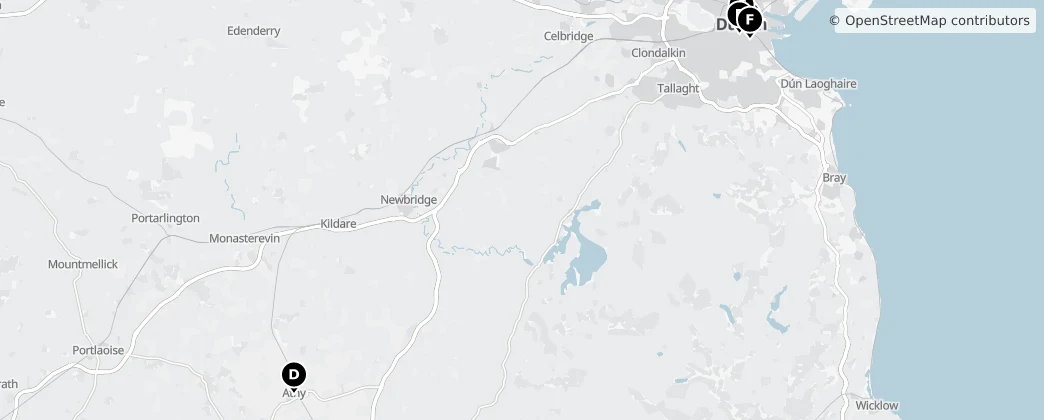 Map of Leinster
