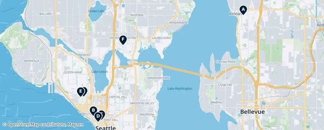 Map of King County