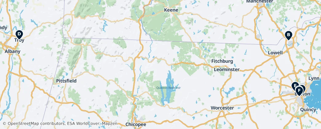 Map of Massachusetts