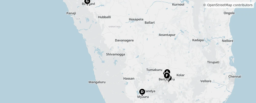 Map of Karnataka