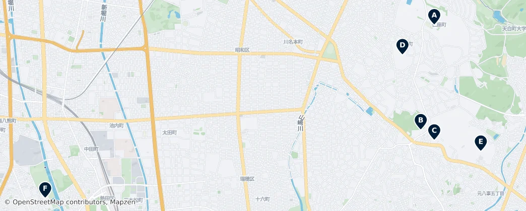 Map of Nagoya