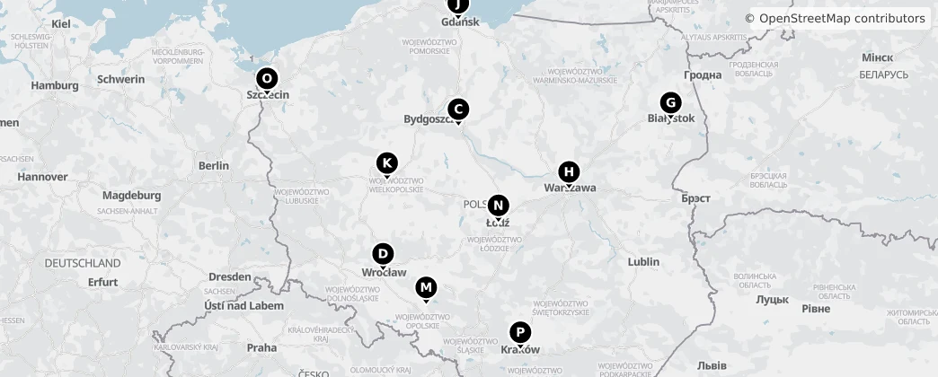 Map of Polen