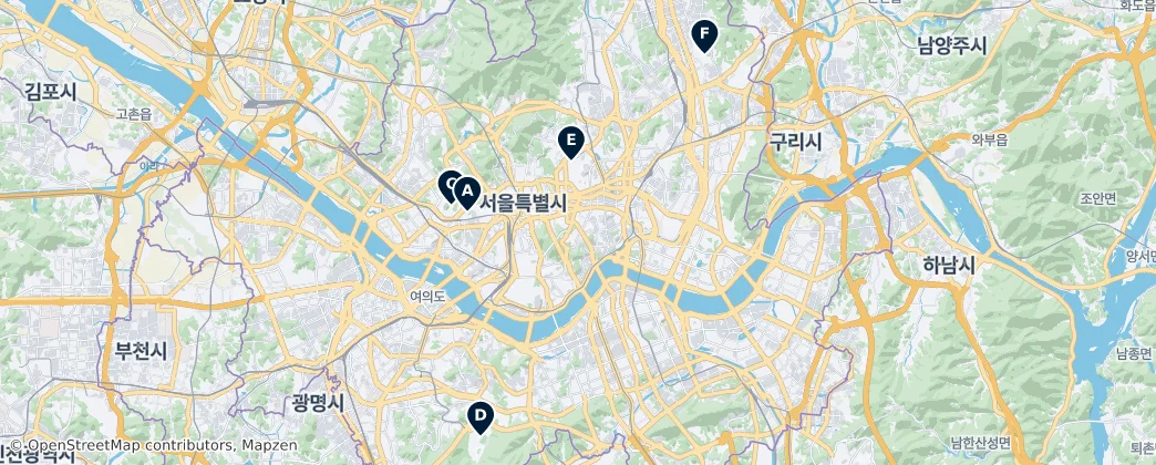 Map of Seoel