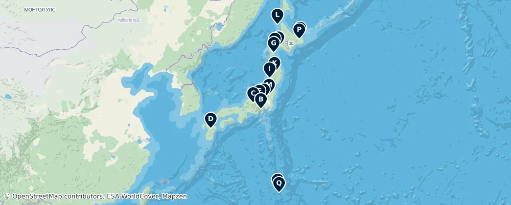Map of Japan