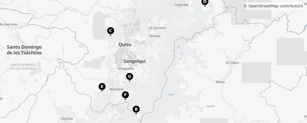 Map of Pichincha
