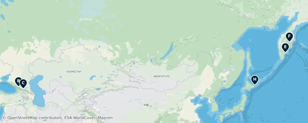 Map of Rusland