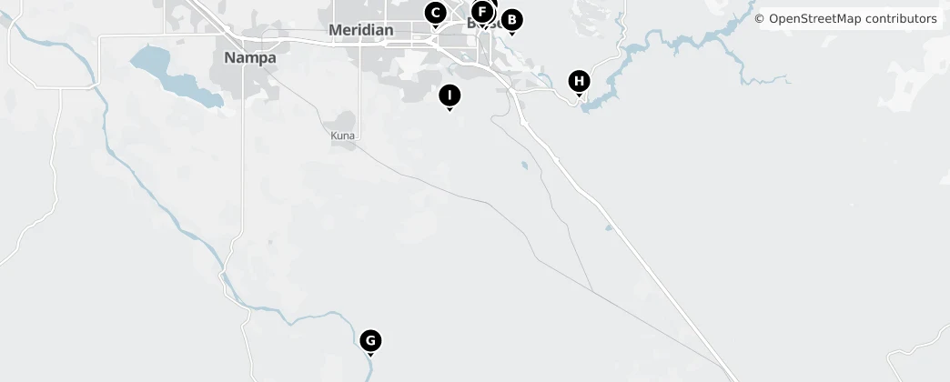 Map of Ada County