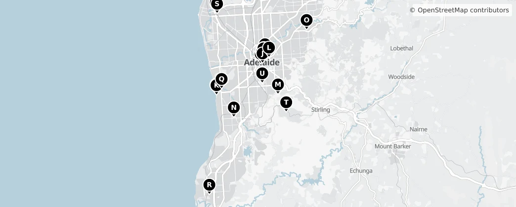 Map of Adelaide