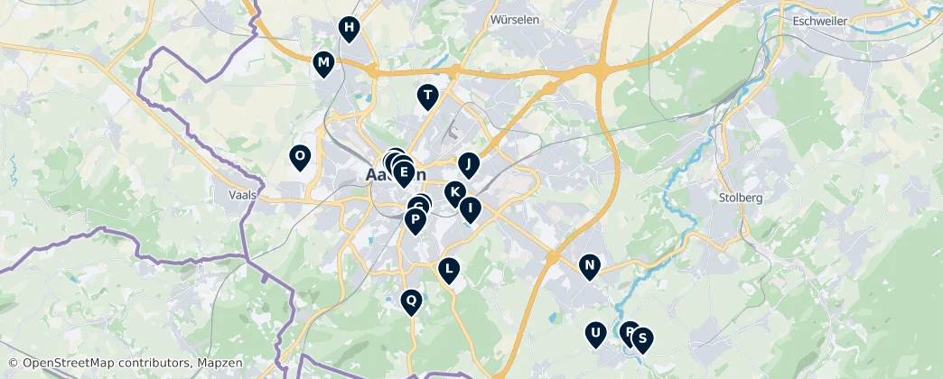 Map of Aken