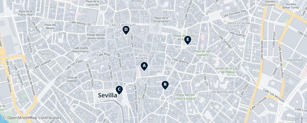 Map of Alfalfa, Seville