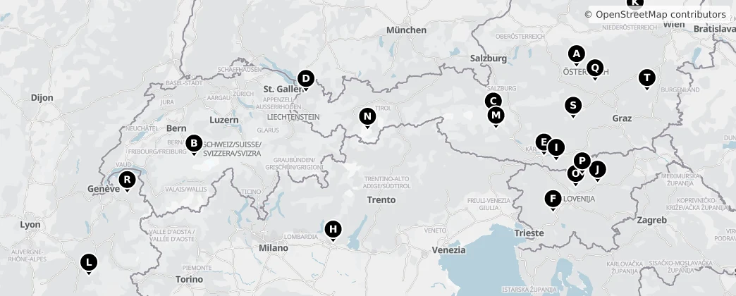 Map of Alpen