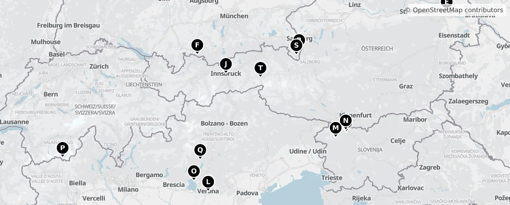 Map of Alpen